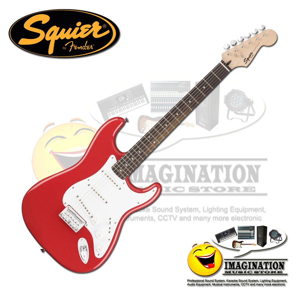Squier Bullet Strat HT - Fiesta Red with Indian Laurel Fingerboard