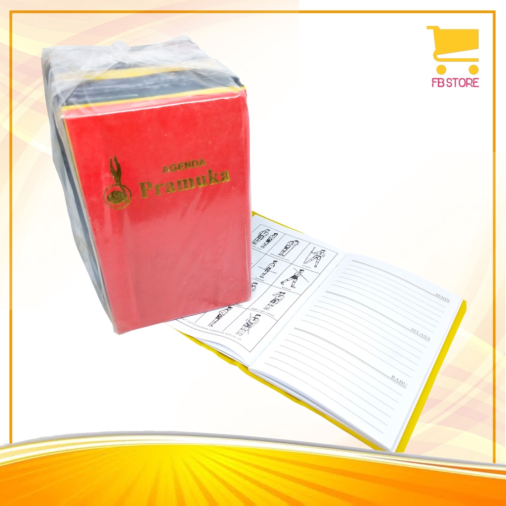 

Grosir Buku Agenda Pramuka 9 x 14cm Warna Random (24 Pcs)
