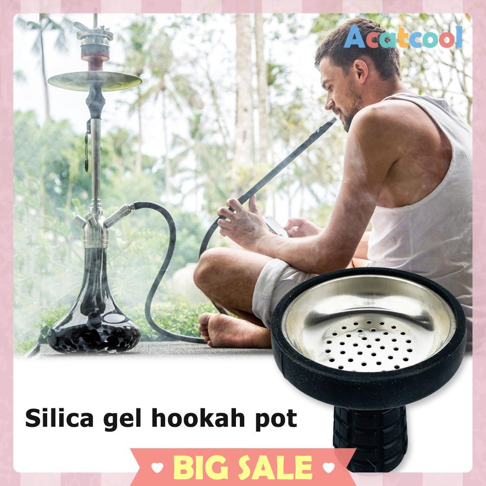 Mangkuk Hookah Shisha Bahan Silikon Untuk Aksesoris Pembakaran Narghile