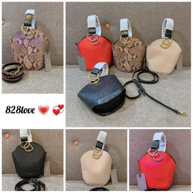 Tas Wanita PEDRO SNAKE SKIN BROWN /BLACK /BROWN /RED