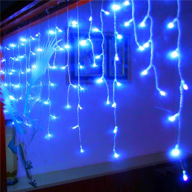 SRS Lampu Hias LED Tumblr /Natal LED /Dekorasi LED / Twingkle /BLUE- 10 Meter + FREE sambungan kabel