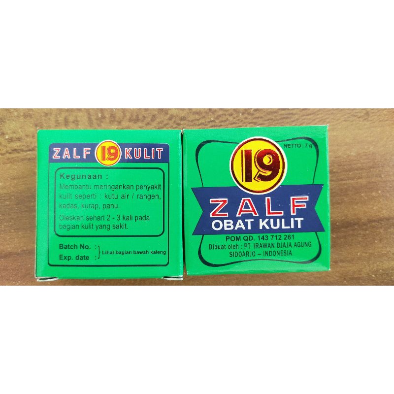 Zalf obat kulit cap 19 per pcs