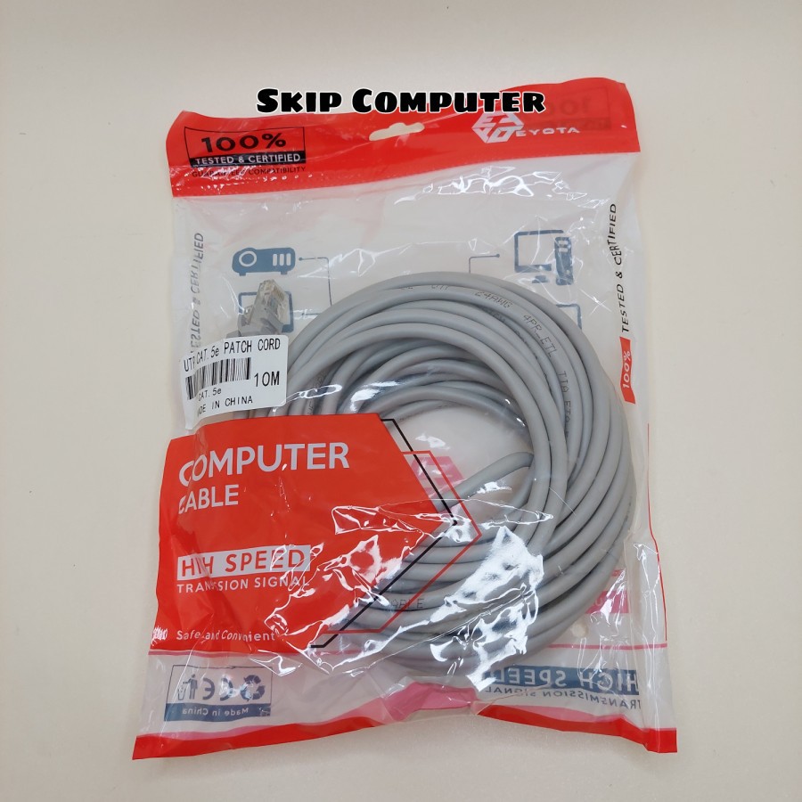 Kabel Lan 10 M Eyota Cat 5e