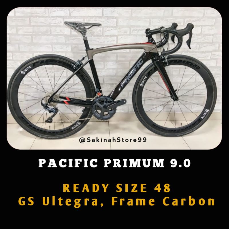 roadbike pacific primum 9.0 carbon ultegra size 48 baru not strattos s8 s7