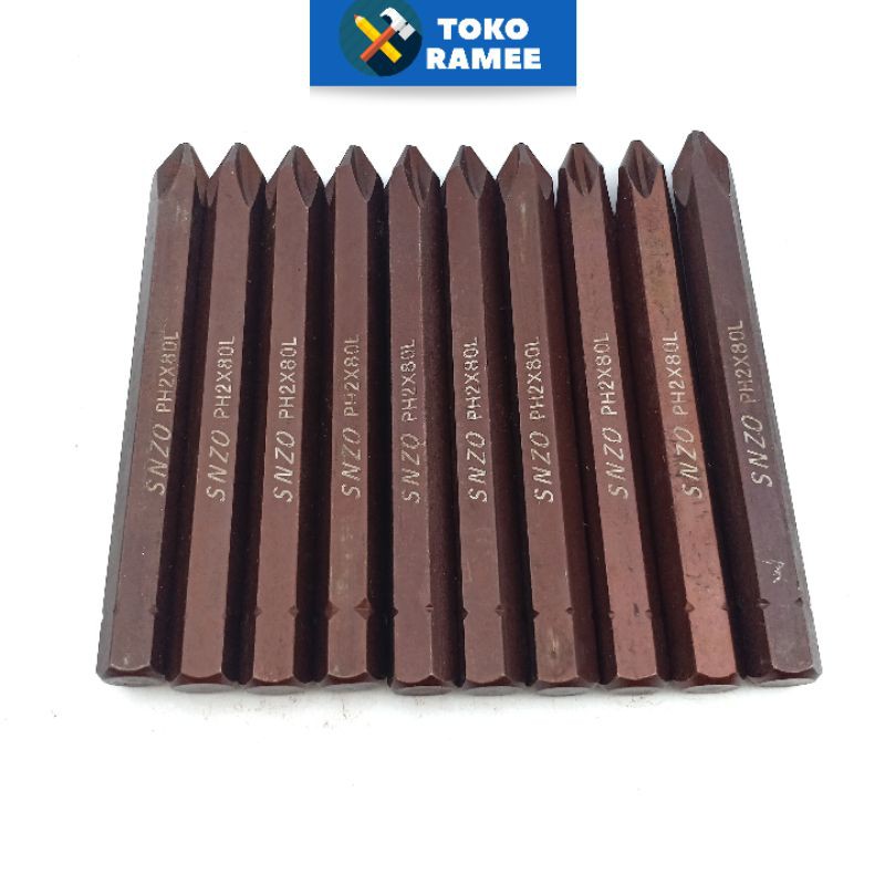 MATA OBENG KETOK PH2 x 80 MM | MATA OBENG PUKUL OBENG KETOK BAJA