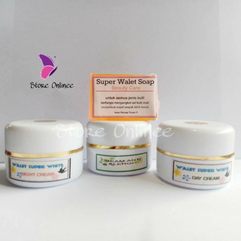 Cream Walet Super Whitee Pemutih wajah pencerah Wajah Penghilang Flek hitam