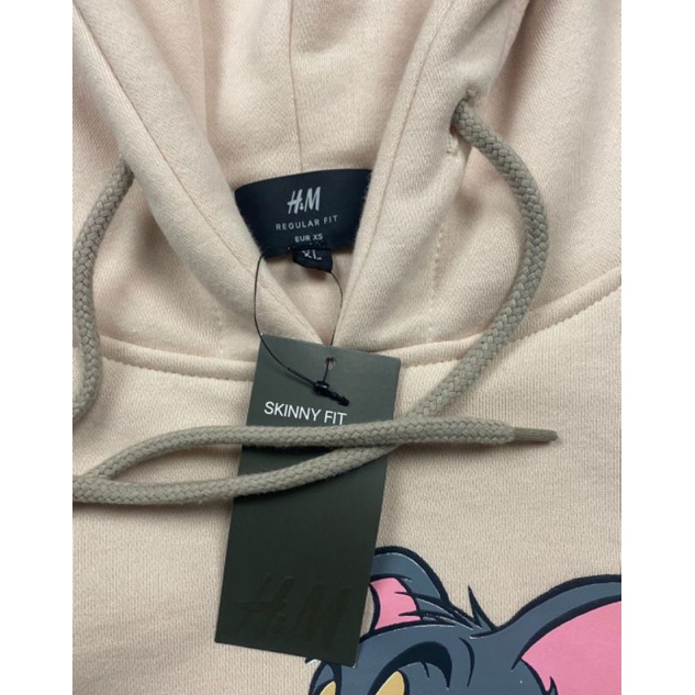 HOODIE TOM AND JERRY H&amp;M HIGH QUALITY CASUAL HYPE FASHION PRIA