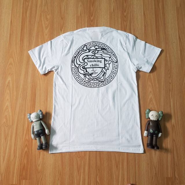 TSHIRT BAJU KAOS FR2 FUCKING RABBIT SMOKING CHILLS WHITE ATASAN UNISEX