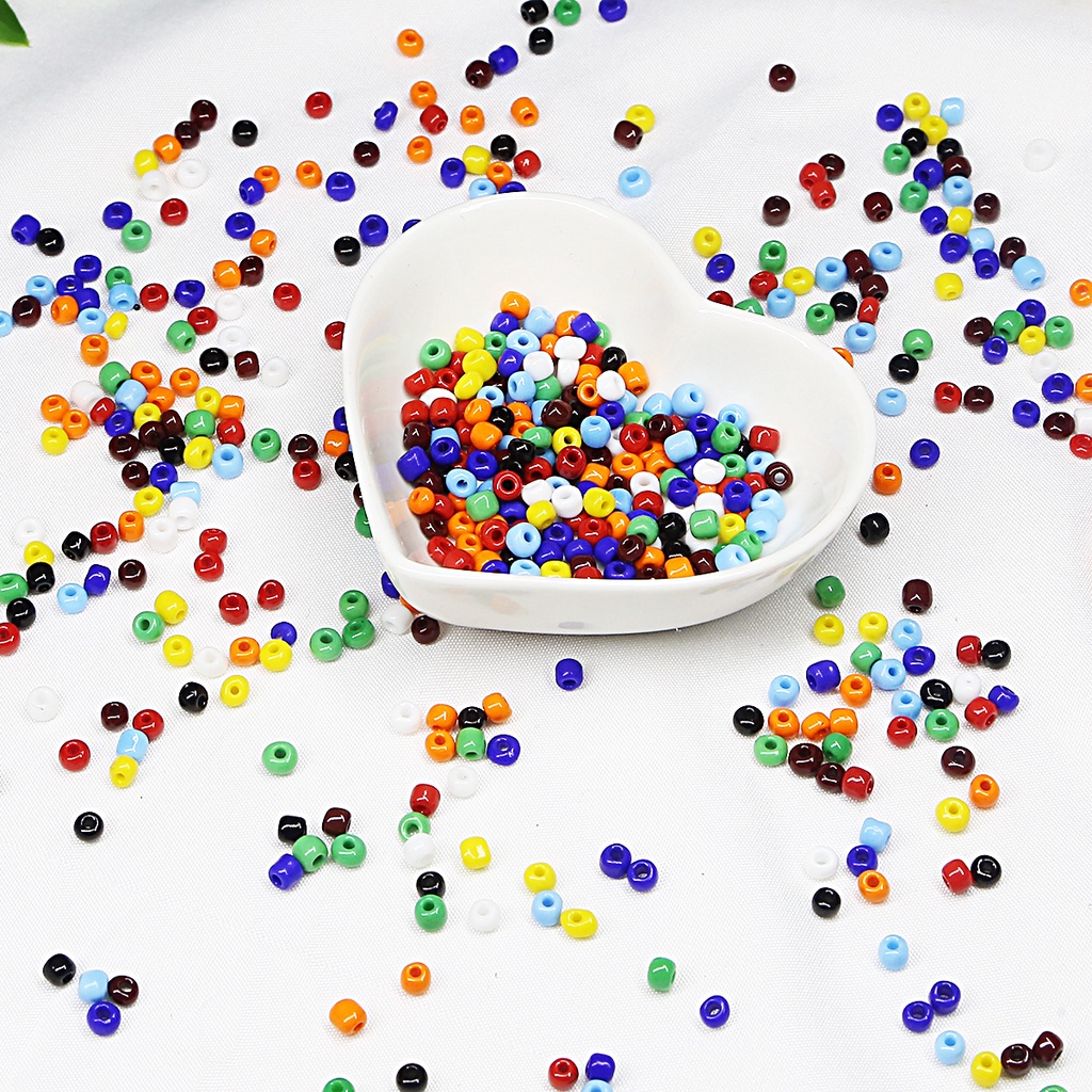 300 pcs 4mm Czech Glass Bead Warna Solid Spacer Beads Beads Membuat Perhiasan Untuk Aksesoris Pembuatan Perhiasan Liontin DIY