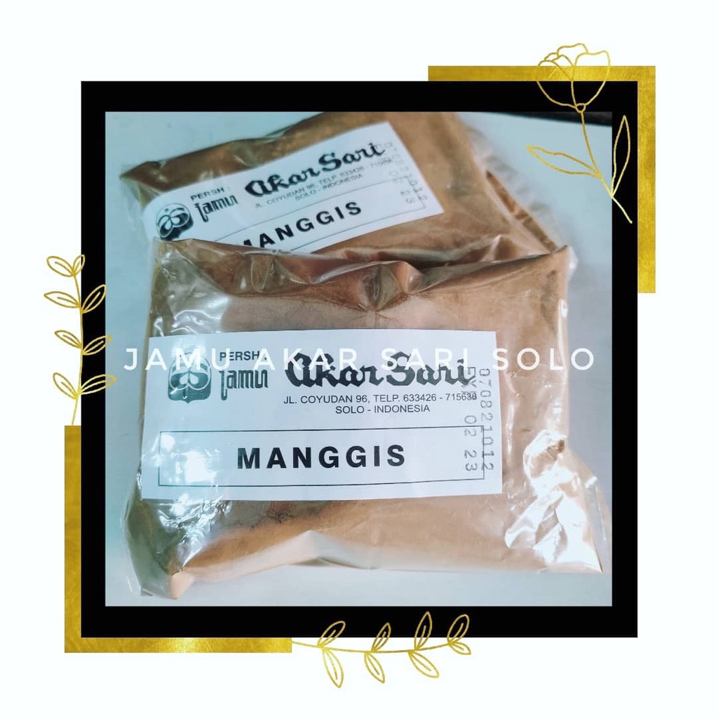 

Jamu Akar Sari - Kulit Manggis Serbuk - Ekstrak Kulit Manggis - Anti Oksidan