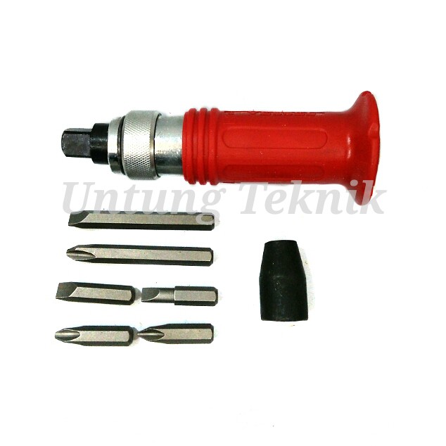 Promo Vessel 7 Pcs Obeng Ketok - Heavy Duty Impact Driver