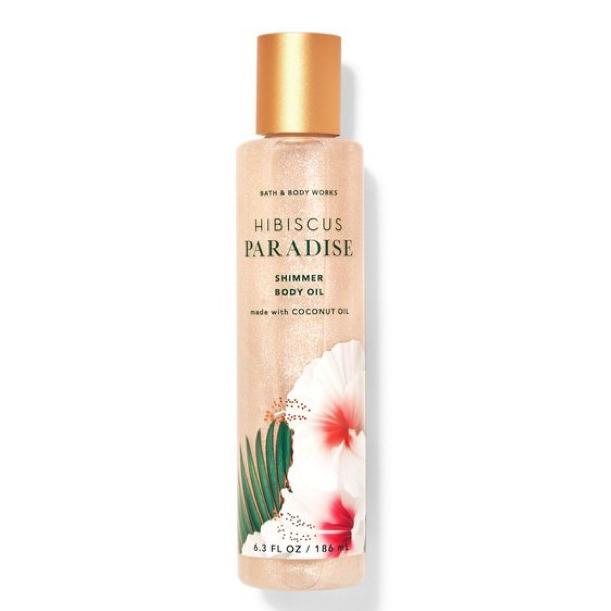 Bath & Body Works Shimmer Body Oil - Hibiscus Paradise