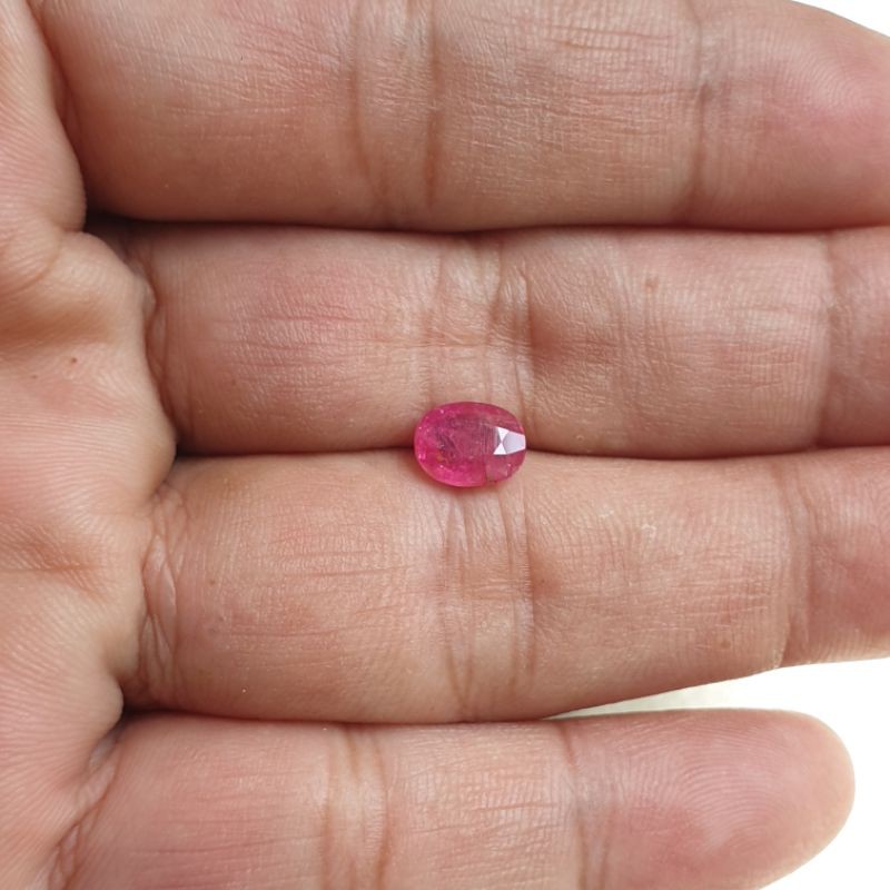 CGL Certified Transparant,No Heat 1.60 Cts RUBY Madagascar