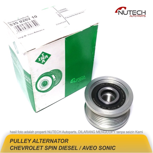 Jual Pulley Puli Bearing Alternator Chevrolet SPIN 1.3 DIESEL AVEO