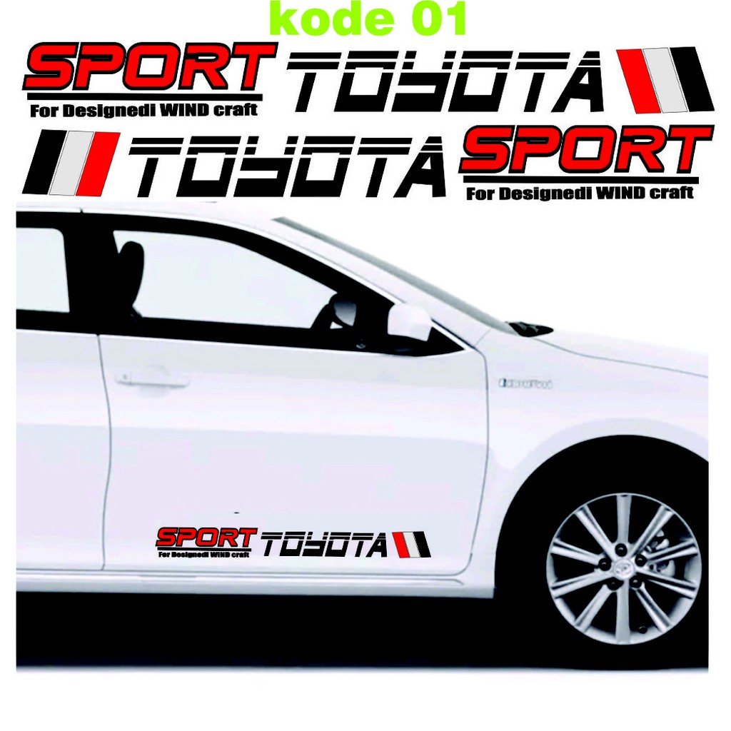 Stiker Mobil Cutting Stiker Toyota Sport Stiker Xenia Stiker