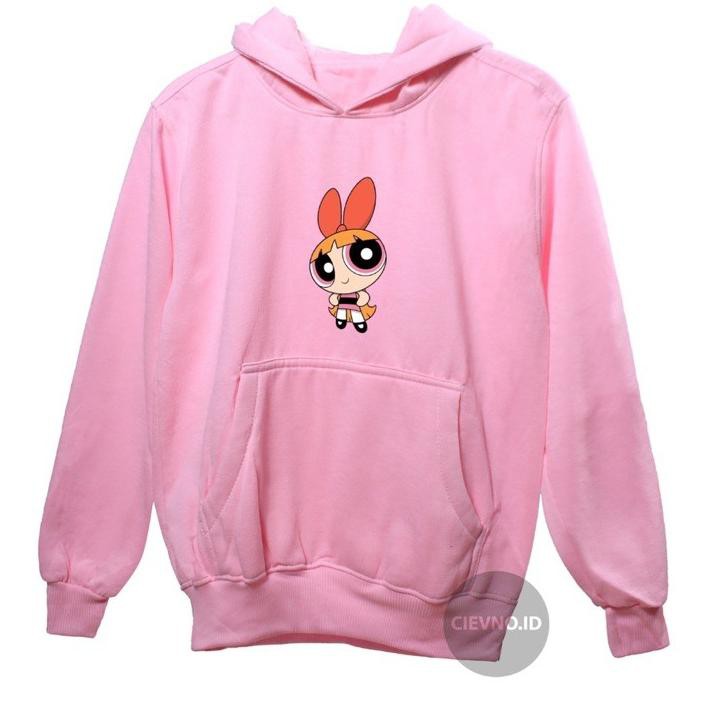 powerpuff girls pink hoodie