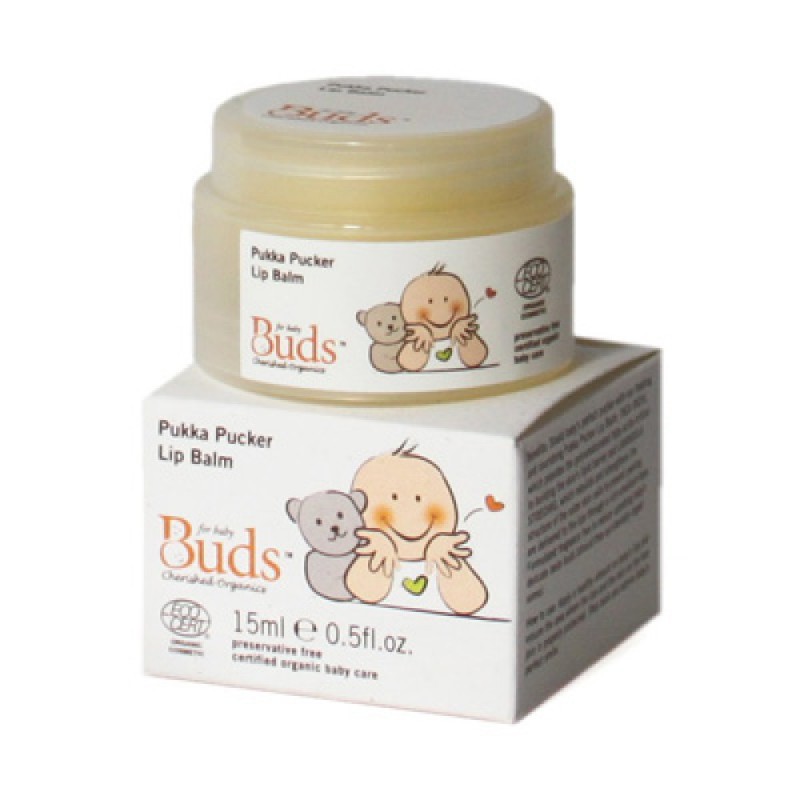 Buds Cherished Organics Pukka Pucker Lip Balm - 15ml