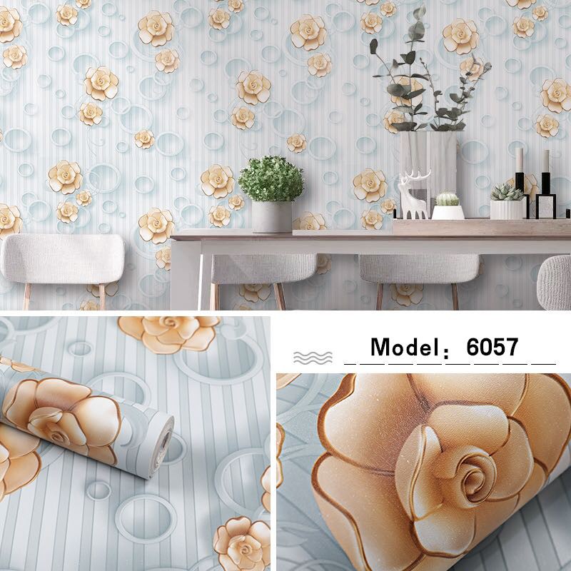 [COD] TERMURAH WALLPAPER STICKER 45CM X10M  / WALLPAPER DINDING/WALLPAPER 3D