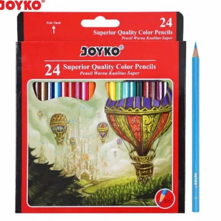 

(SeF➲) ⭐️ Pensil warna Joyko CP-101/24 warna ( 1 set ) ||Asli murah