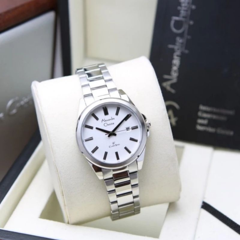 jam tangan wanita original alexandre christie AC8663LD