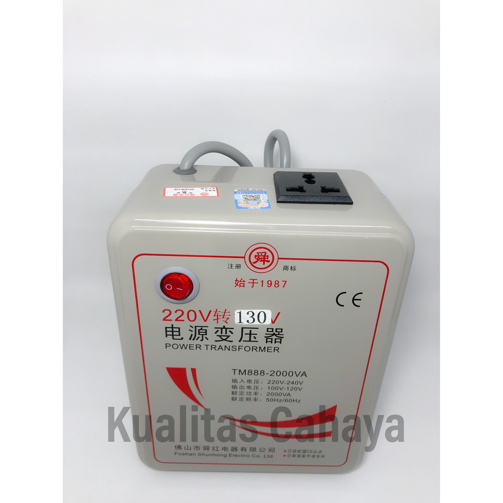 Trafo Stepdown 2000 Watt 105v-127v Mulus Terjamin Kualitasnya