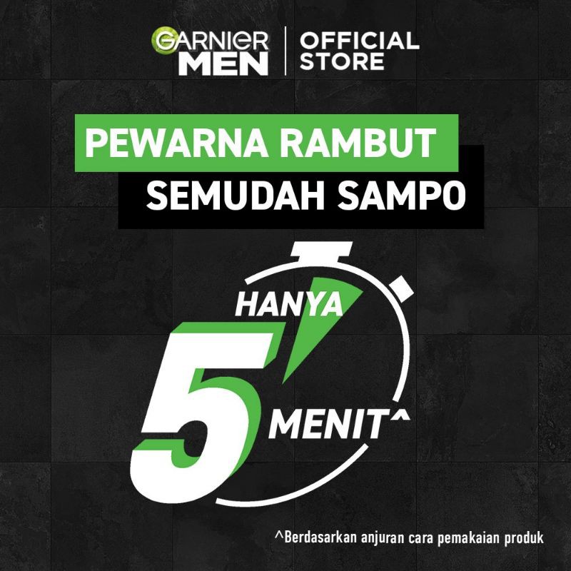 [ sachet ] Garnier Men Shampoo Color - Pewarna Rambut