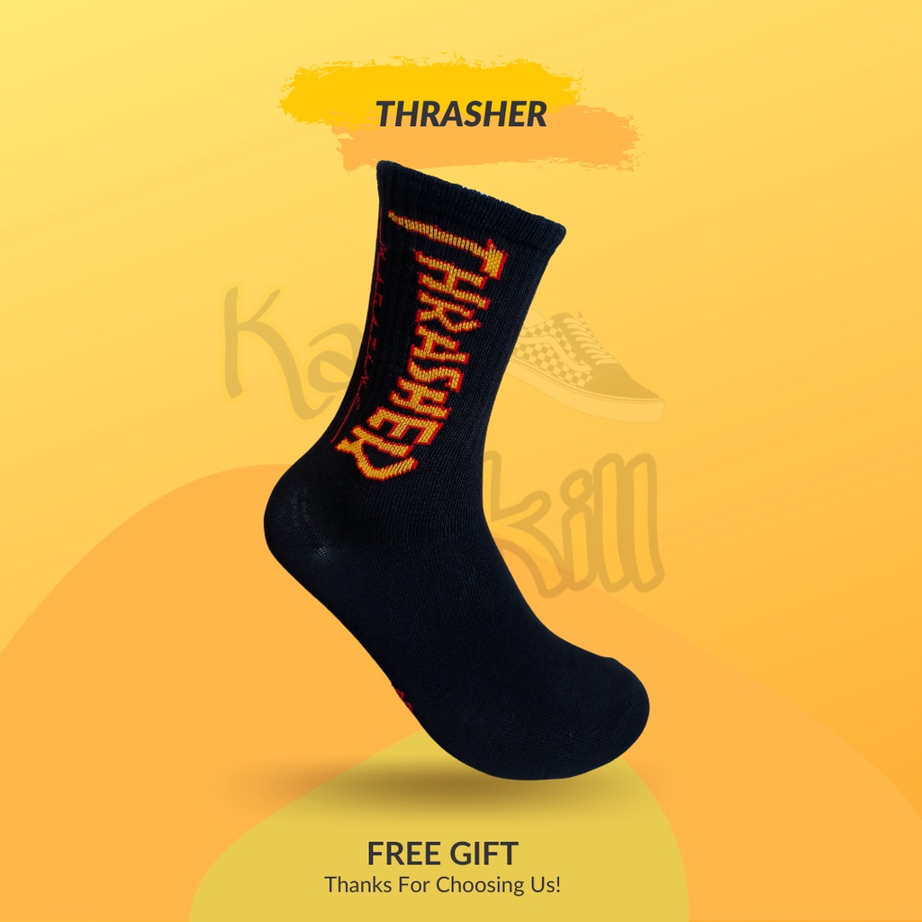 Kaos Kaki Oldschool Thrasher
