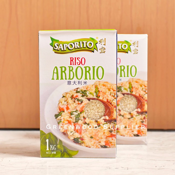 

Saporito Riso Arborio / Nasi Risotto 1KG