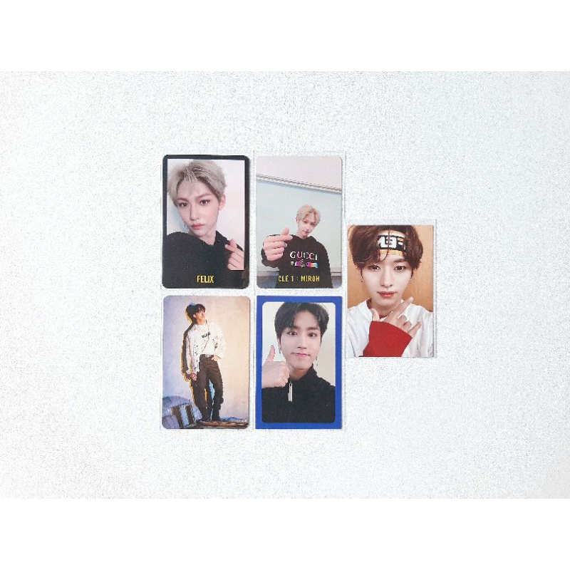 PC PHOTOCARD STRAY KIDS FELIX MIROH CHANGBIN YELLOW WOOD HAN JISUNG LEVANTER