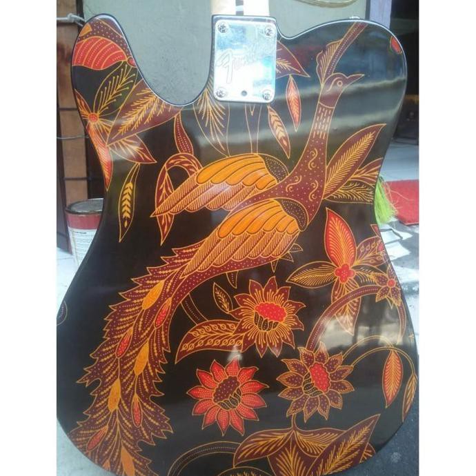 Gitar Fender Telecaster Akustik Elektrik Bobok Bird Of Paradise