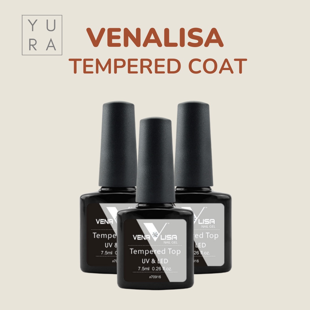 Venalisa Primer, Base Coat, Top Coat, Top Tempered, Top Matte 7,5 ml UV LED Kutek Gel Polish