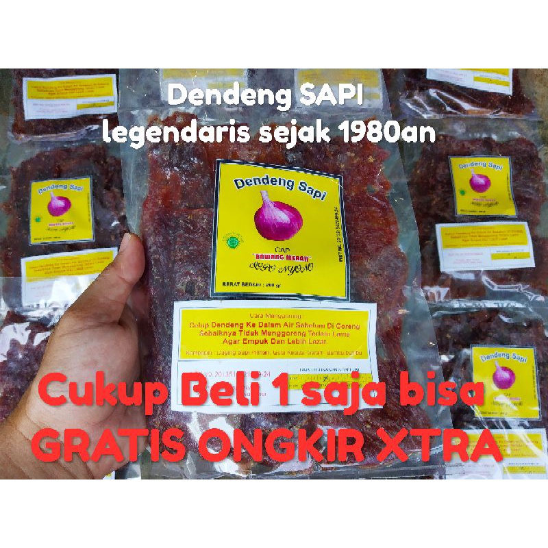 

Dendeng Sapi BERKUALITAS 200 gram Cap Bawang Merah LEGENDARIS sejak 1980an