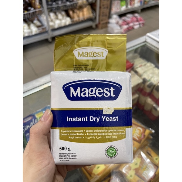 Magest Instant Dry yeast 500gr / ragi instant