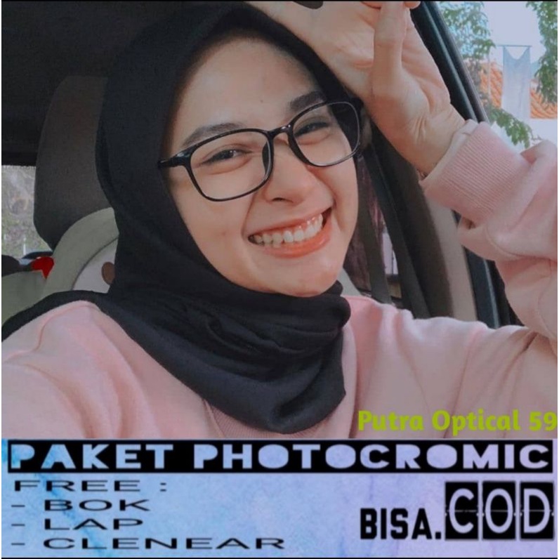 FRAME KACAMATA 72083 LENSA PHOTOCROMIC | ANTIRADIASI |