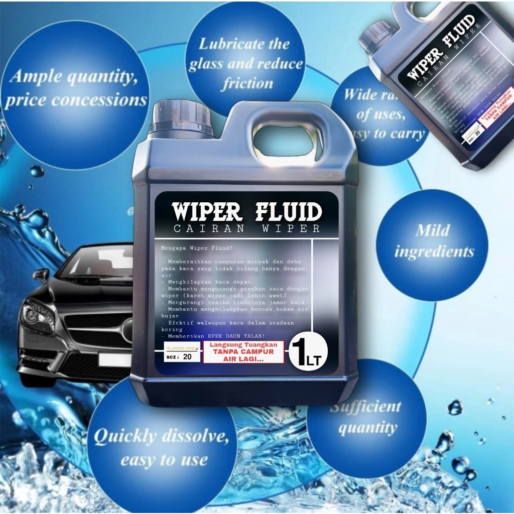 WIPER FLUID CAIRAN PEMBERSIH KACA MOBIL TERBAIK