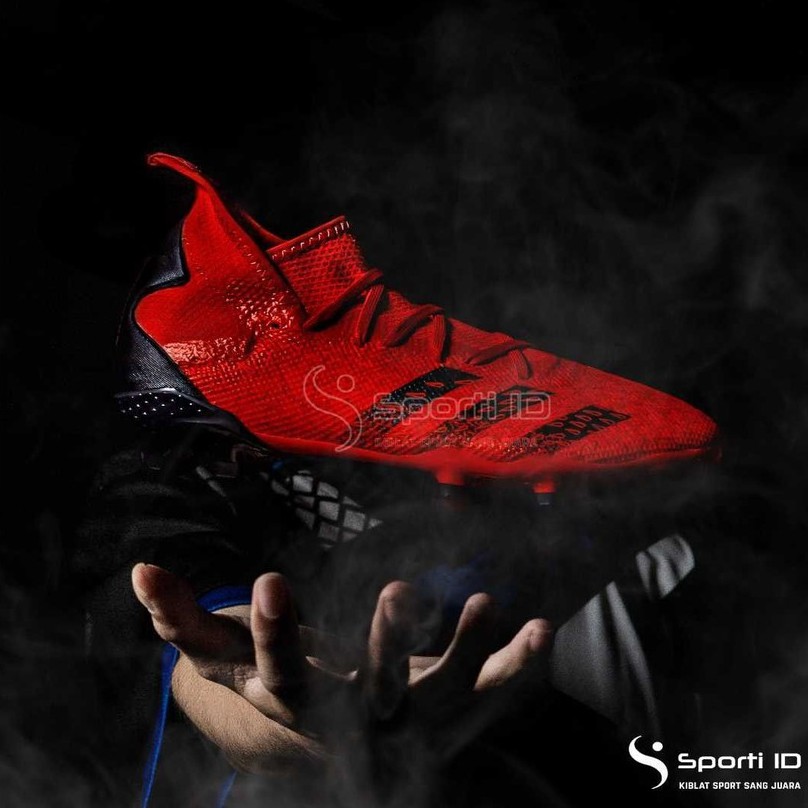 Sepatu Bola Adidas Predator Freak .3 FG - Red Black FY6279 Original | Adidas Freak