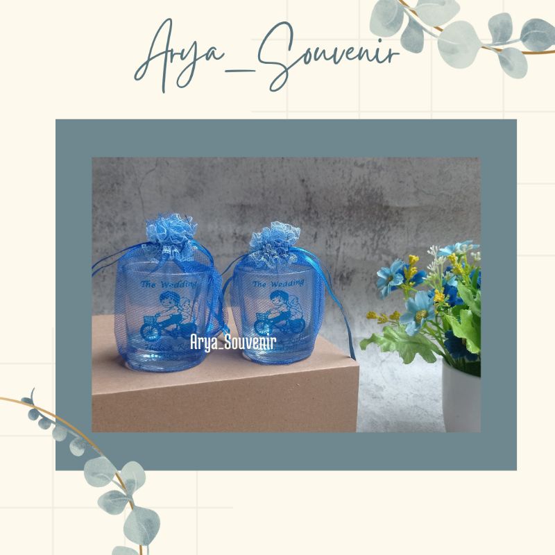 souvenir gelas LU Sloki