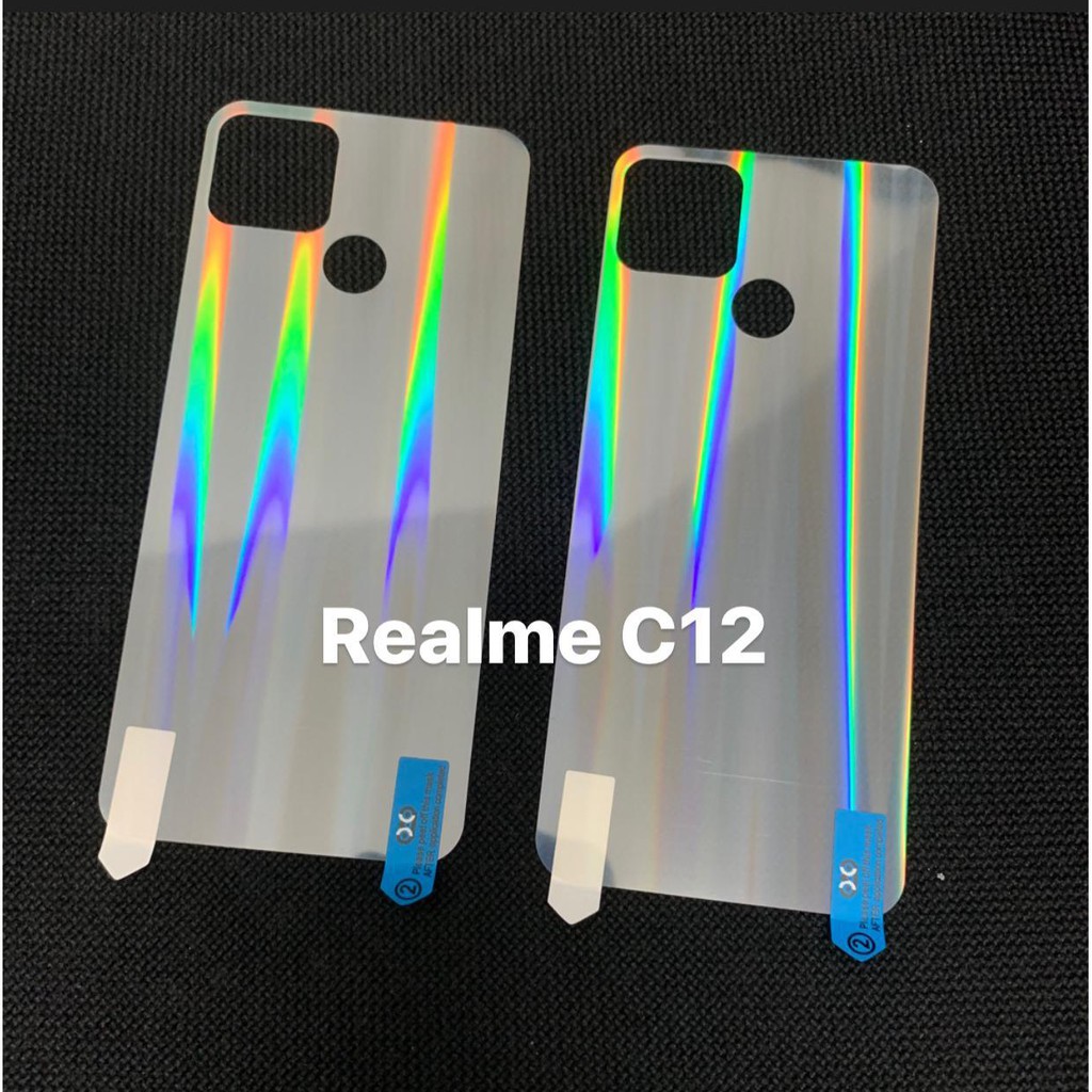 REALME C11 / C12 / C15 BACK SKIN AURORA ANTI GORES BELAKANG