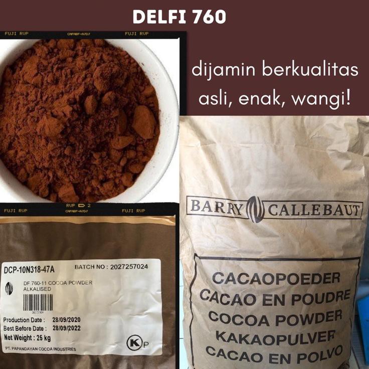 

Sale KMMGG Cocoa Powder Barry Callebaut 760 / bubuk coklat (500 gram) / Delfi 760 33 Grosir