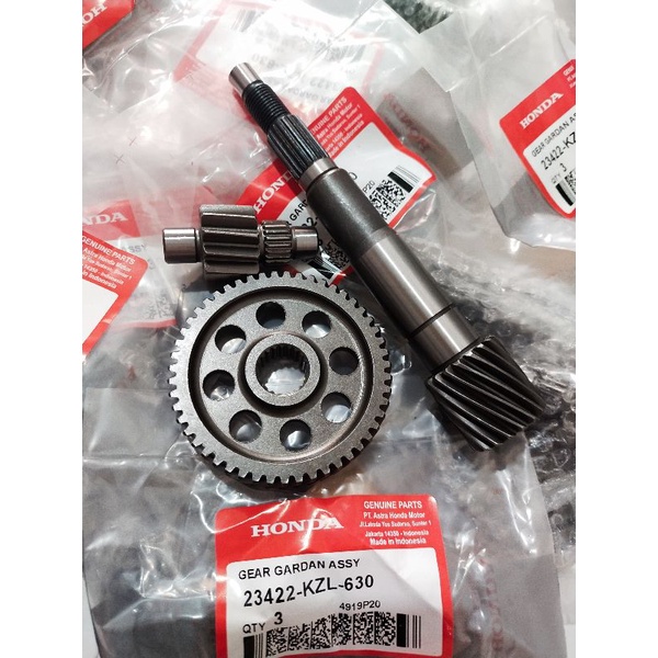 gear gardan gigi rasio beat fi pop esp Scoopy fi Honda kzl original as pully gir cvt