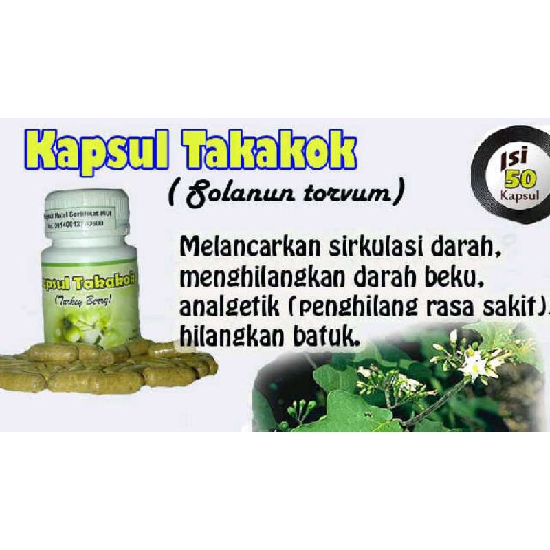 TAKAKOK Kapsul Herbal Daya tahan tubuh Diabetes Stroke Ereksi Asam urat