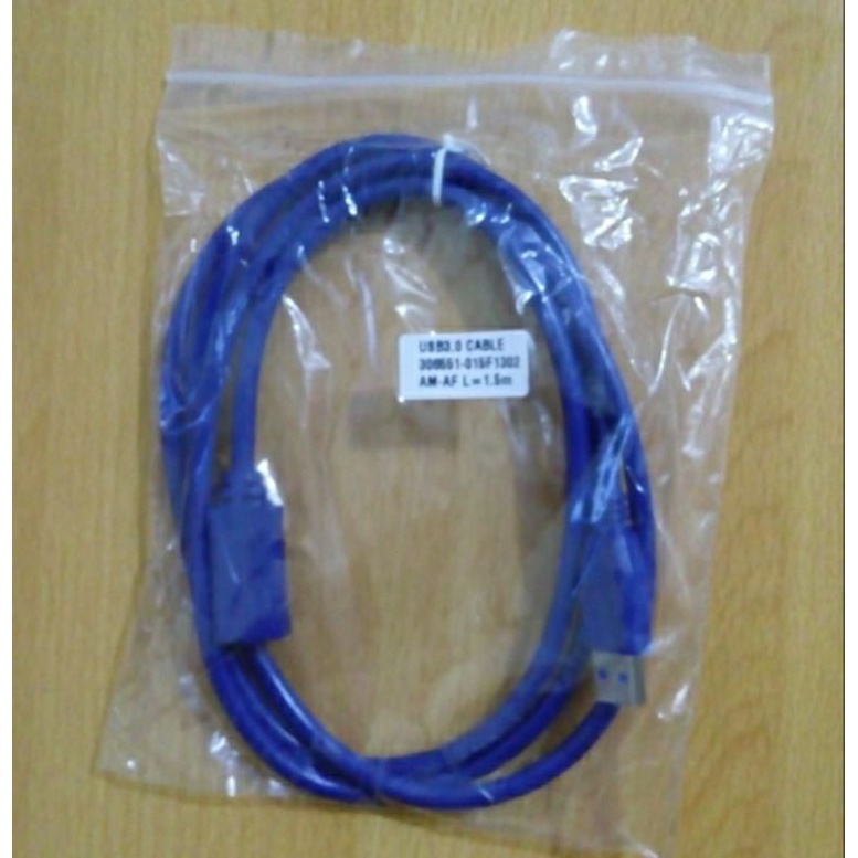 KABEL USB EXTENTION V 3.0 MALE TO FEMALE 1.5 M / PERPANJANGAN USB V3.0