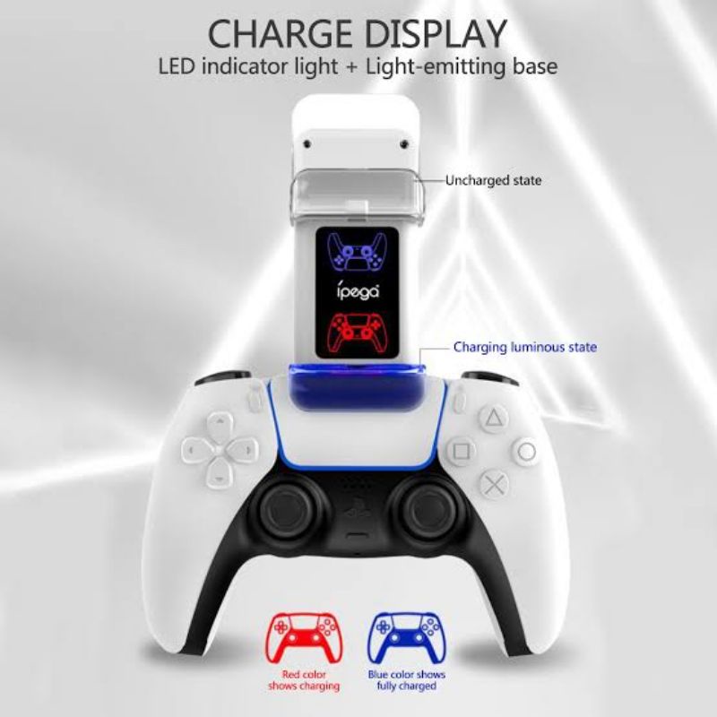 Ipega Dual Charger Dock For P5 DualSence Led