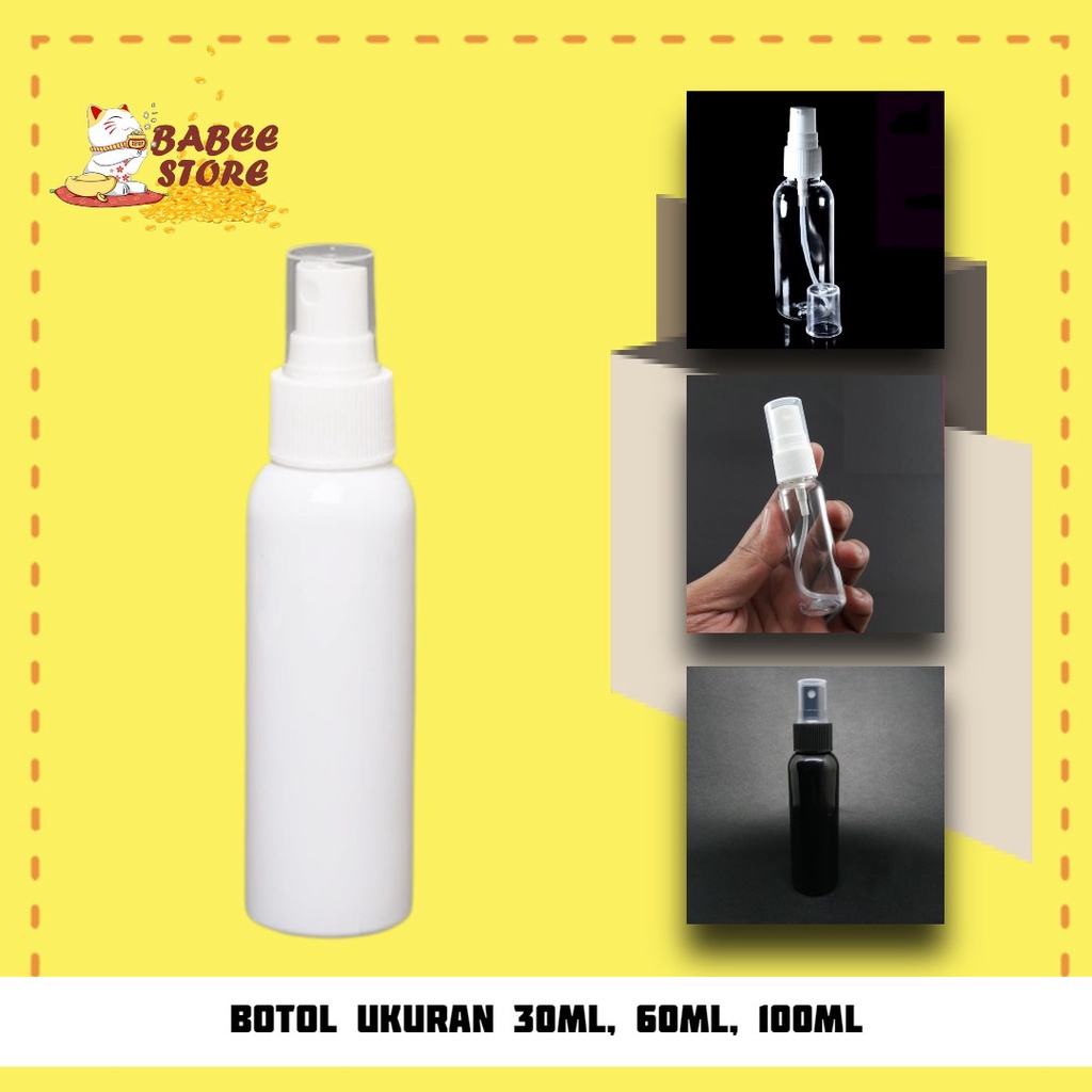 BABEE BOTOL SPRAY 30ML, 60ML, 100ML / BOTOL PUMP TREATMENT 30ML, 60ML, 100ML KUALITAS PREMIUM