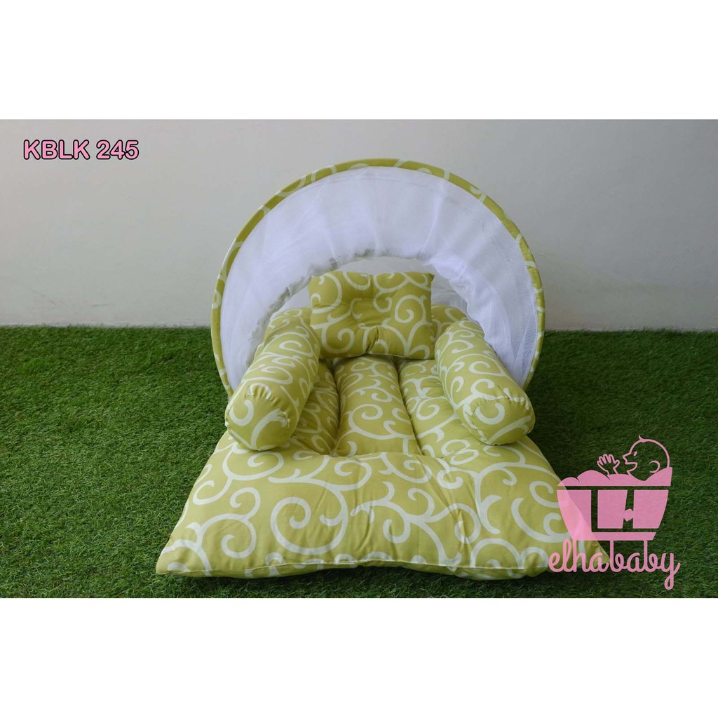 Grosir ElhaBaby KBLK245 I Kasur Kelambu Bayi