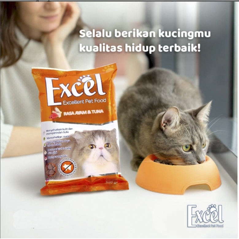 Excel 20kg Makanan Kucing Cat Food Dry