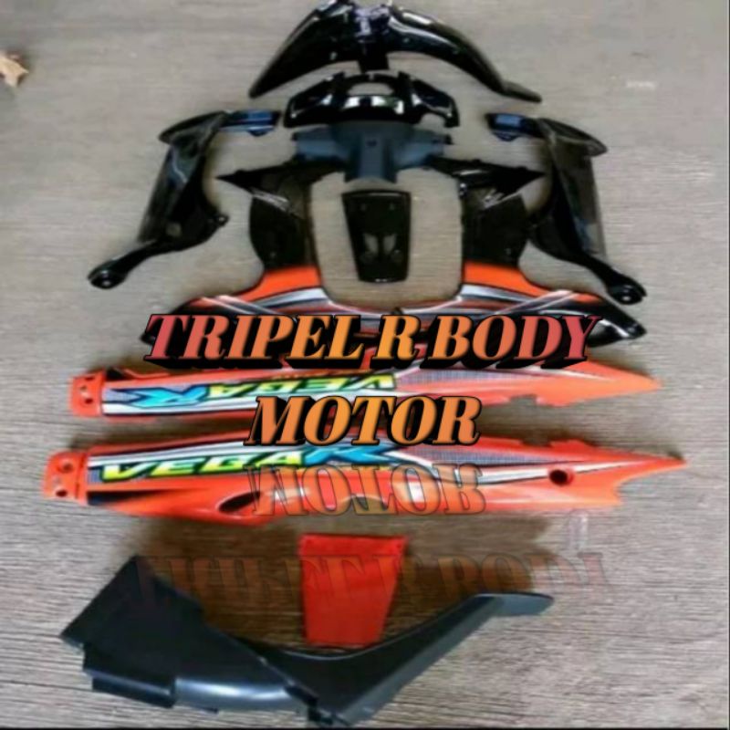 Full body YAMAHA vega r lama, fiz r, orange vega lama