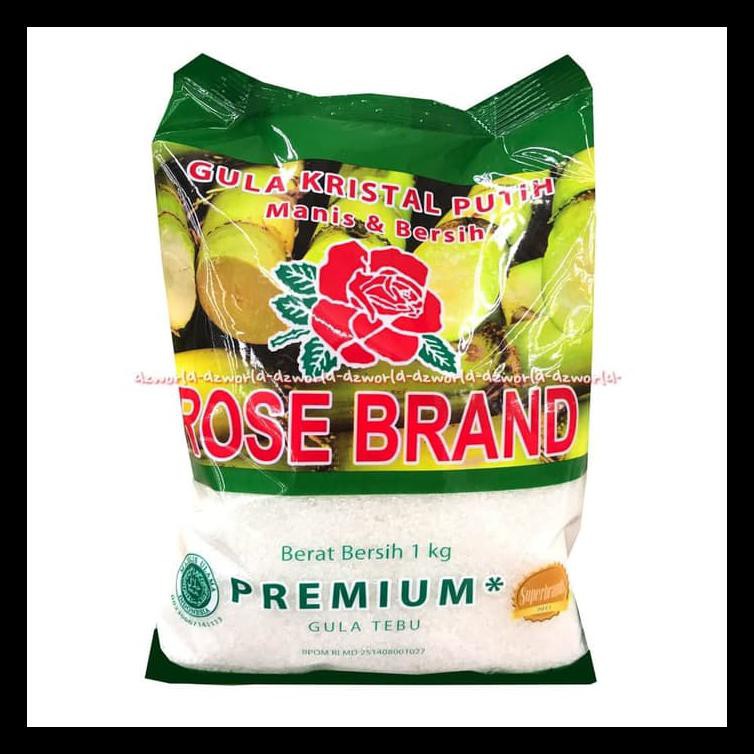 

Gula Pasir Rose Brand 1Kg / Gula Kristal Rose Brand Terjamin