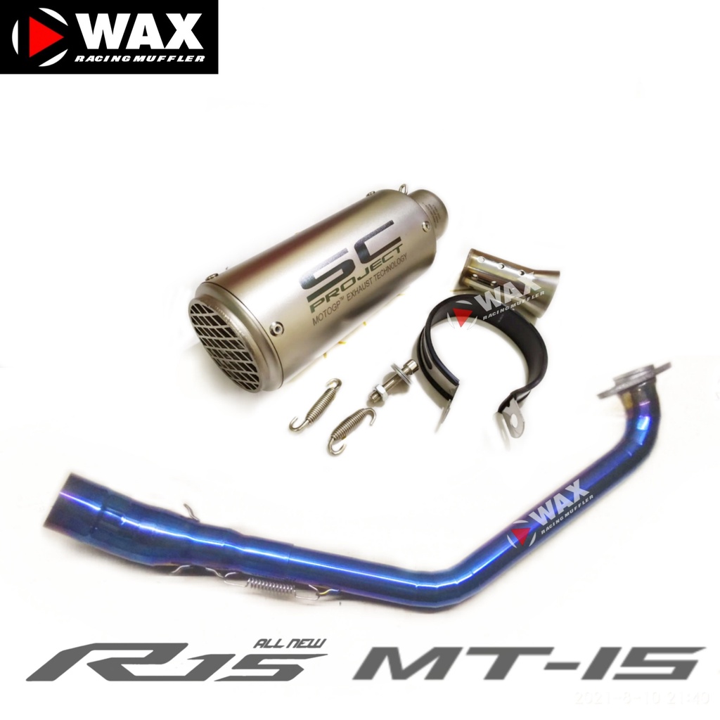 KNALPOT SC PROJECT IMPORT FOR YAMAHA R15 R15V3 R15V4 MT15 XSR 155 KOLONG UNDERBELLY