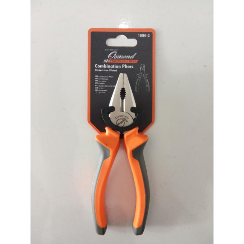 Tang Kombinasi cucut / potong/ potong diagonal OSMOND 6&quot; DETON combination pliers diagonal cutting pliers